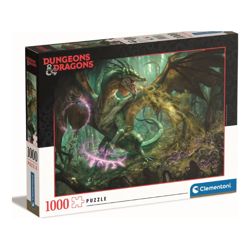 Clementoni - Donjons & Dragons - Puzzle 1000 pièces