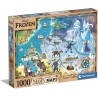 Clementoni - Disney Maps - Puzzle 1000 pièces - La Reine des Neiges