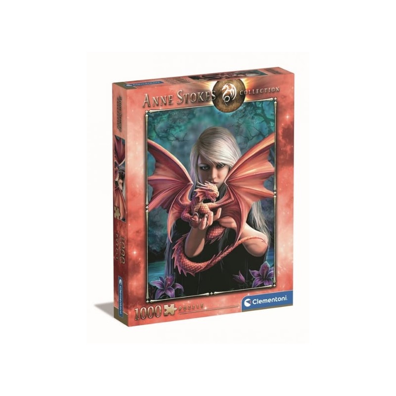 Clementoni - Anne Stokes - Puzzle 1000 pièces - Dragonkin