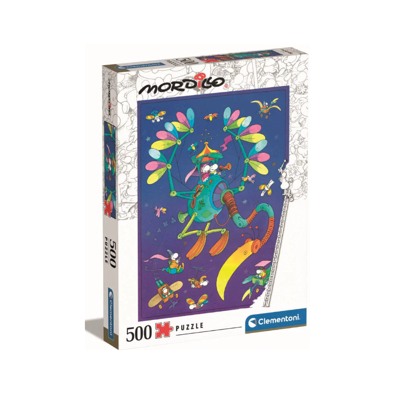 Clementoni - Mordillo - Puzzle 500 pièces - The journey