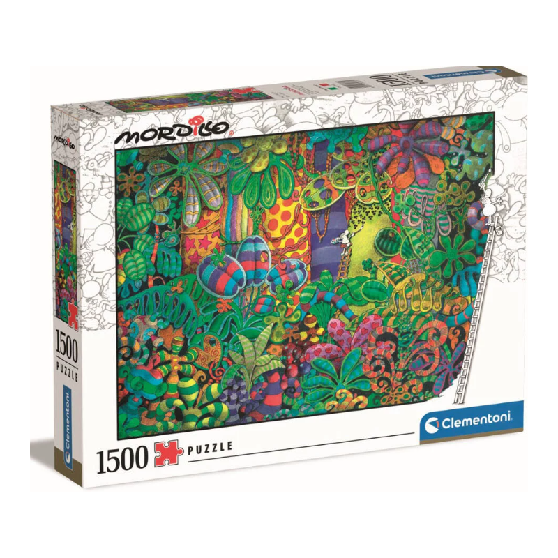 Clementoni - Mordillo - Puzzle 1500 pièces - The Painter