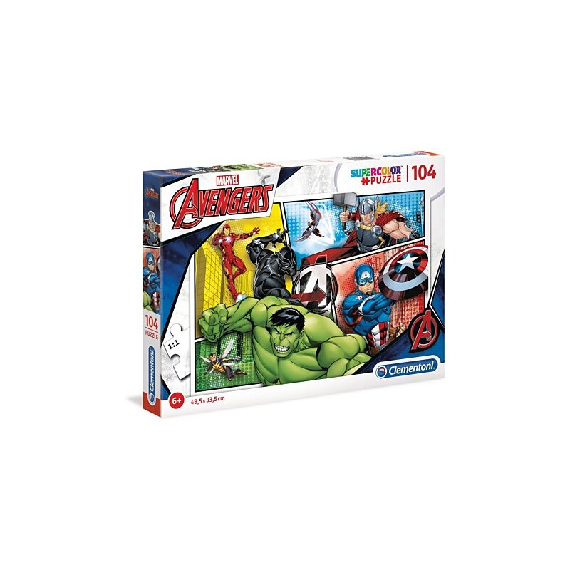 Clementoni - Puzzle 104 pièces - The Avengers