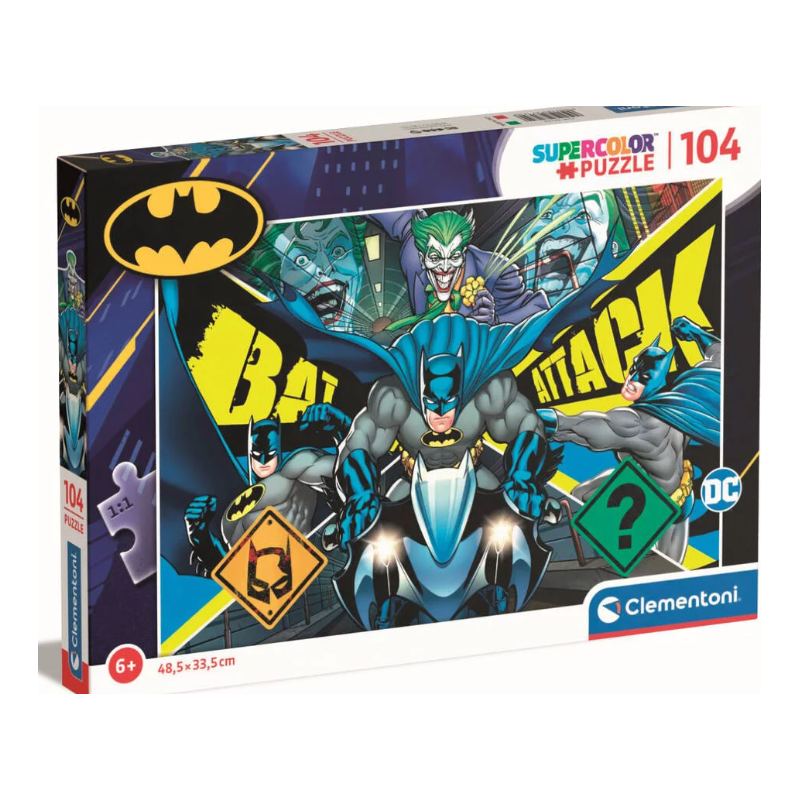 Clementoni - Puzzle 104 pièces - Batman