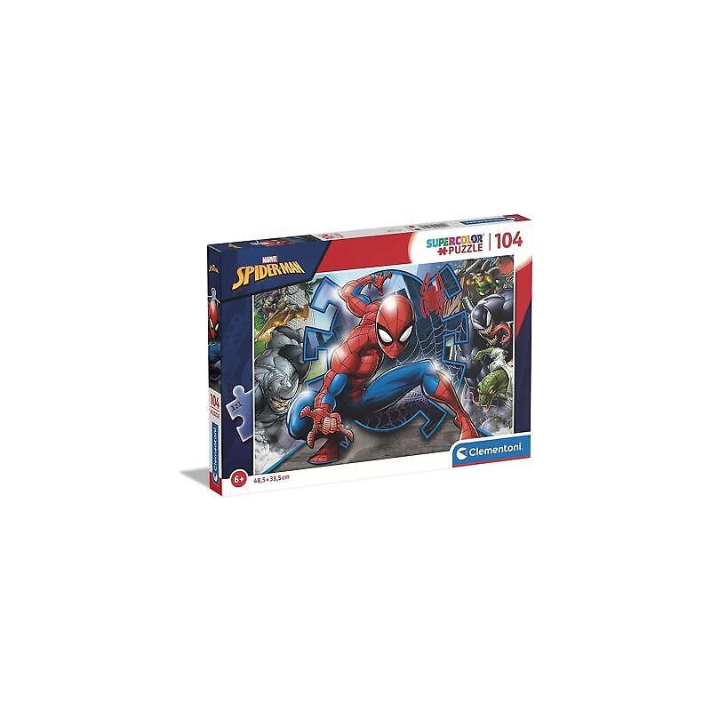 Clementoni - Puzzle 104 pièces - Spider-Man