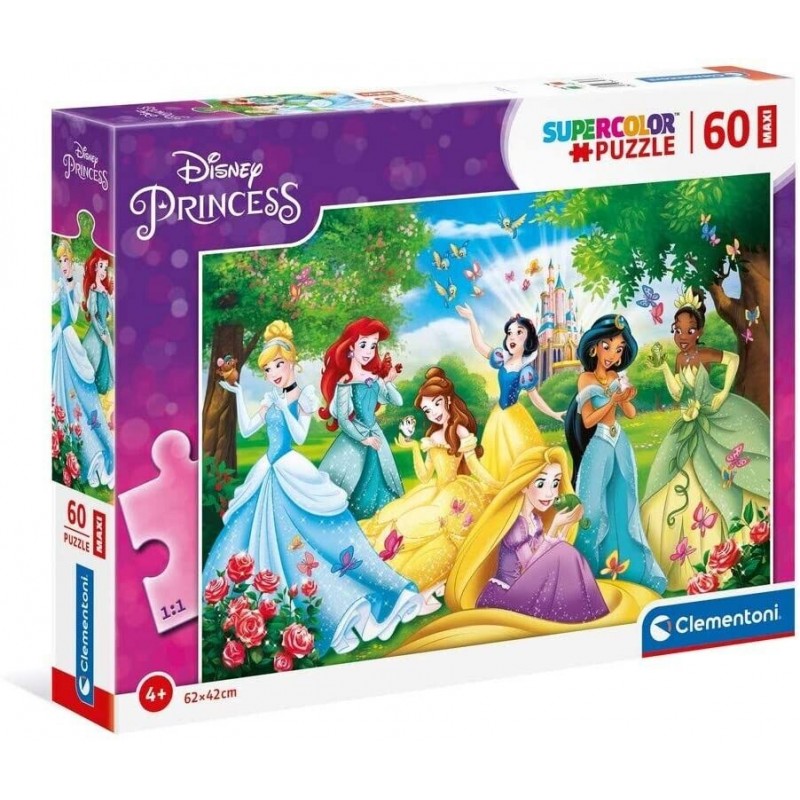 Clementoni - Puzzle 60 pièces Maxi - Princess