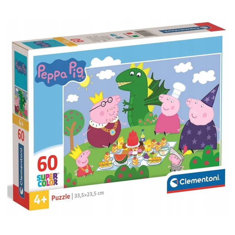 Clementoni - Puzzle 60 pièces - Peppa Pig