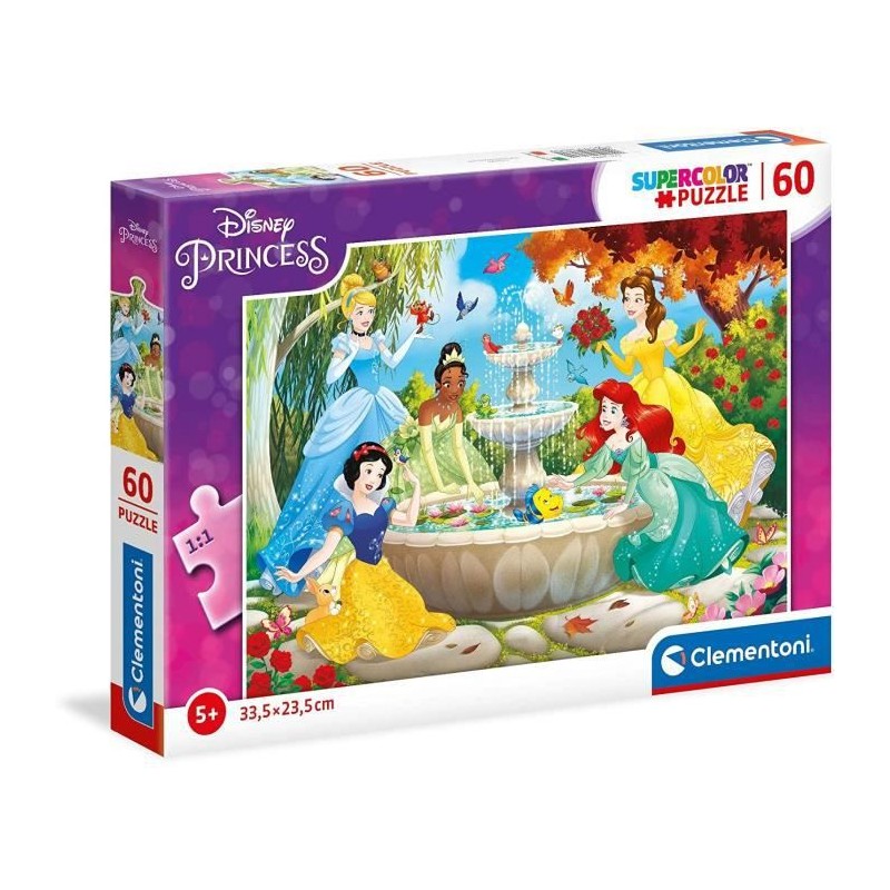 Clementoni - Puzzle 60 pièces - Princess