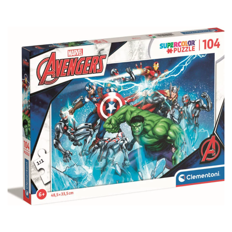 Clementoni - Puzzle 104 pièces - The Avengers