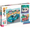 Clementoni - Puzzle 3x48 pièces - Rescue vehicles