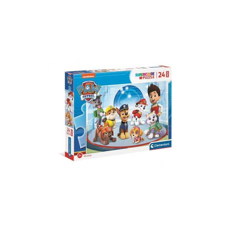 Clementoni - Puzzle 24 pièces Maxi - Pat' Patrouille