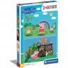 Clementoni - Puzzle 2x60 pièces - Peppa Pig