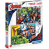 Clementoni - Puzzle 2x60 pièces - The Avengers