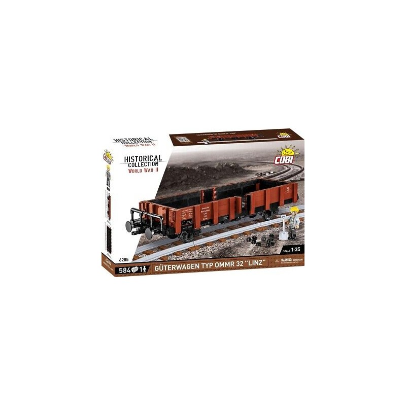 Cobi - Jeu de construction - Wagon de train GuterWagen Type OMMR 32 LINZ