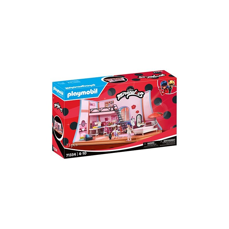 Playmobil - 71334 - Miraculous - Chambre de Marinette