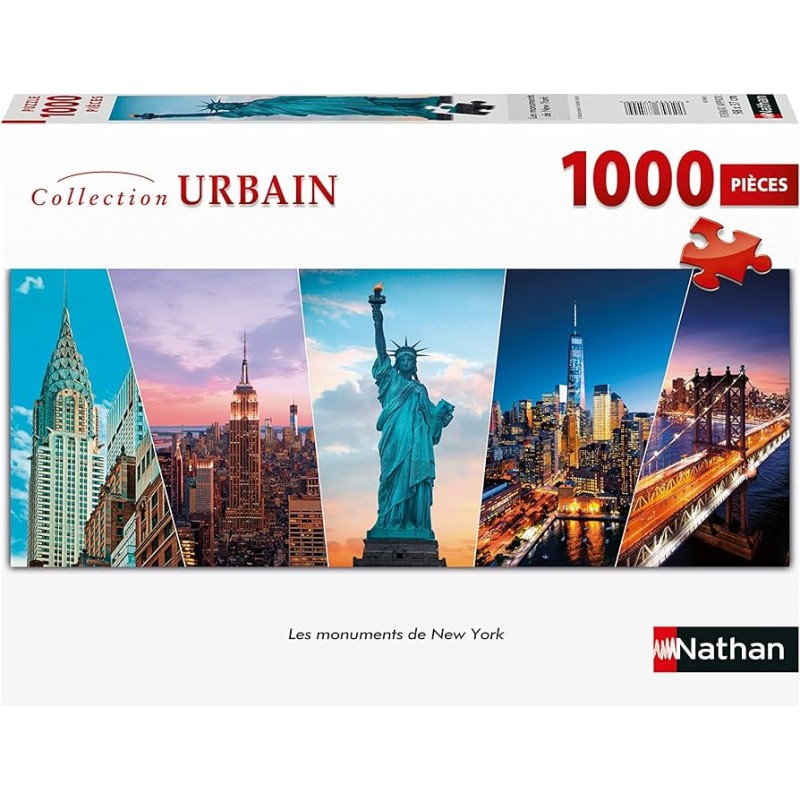 Nathan - Puzzle 1000 pièces - Les monuments de New York