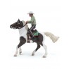 Papo - Figurine - 51573 - Chevaux, poulains et poneys - Cheval western et son cavalier