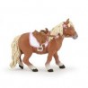 Papo - Figurine - 51559 - Chevaux, poulains et poneys - Poney Shetland avec selle