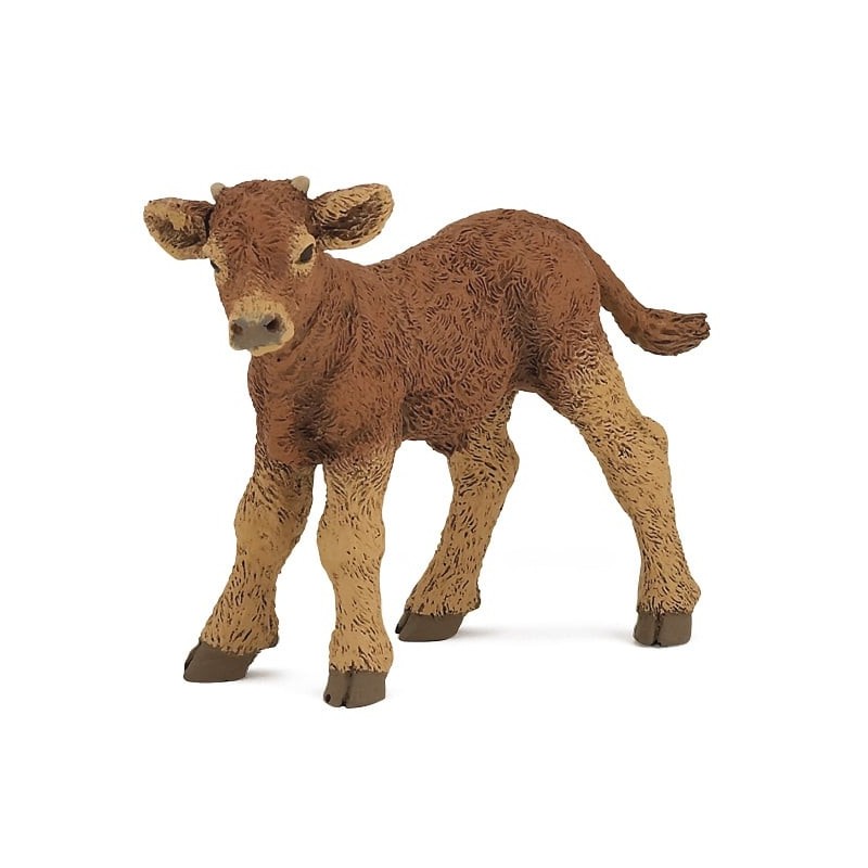 Papo - Figurine - 51132 - La vie à la ferme - Veau limousin