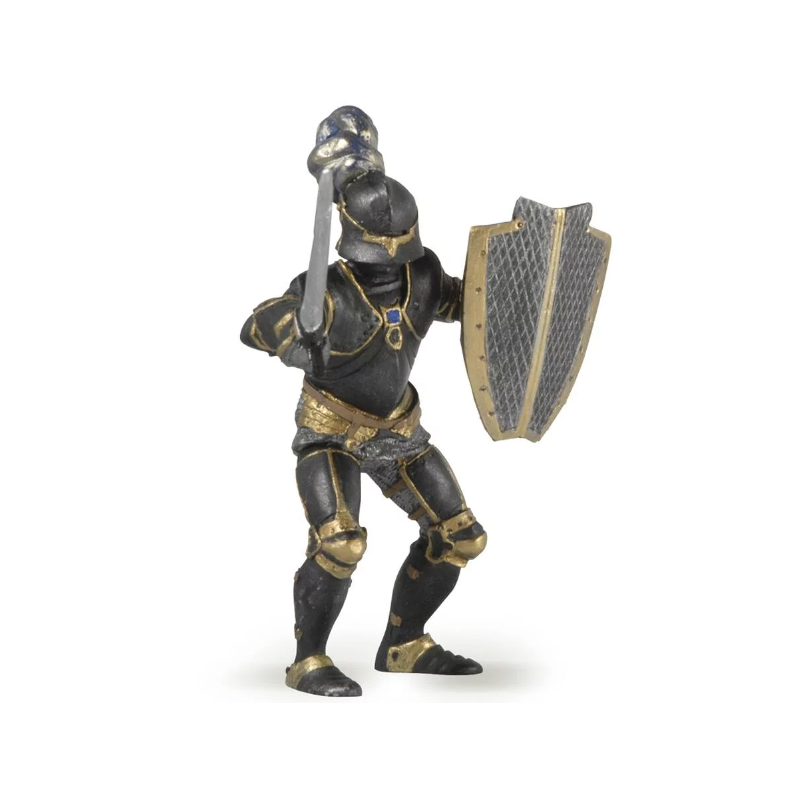 Papo - Figurine - 39275 - Médiéval fantastique - Chevalier en armure noire