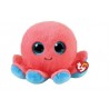 Peluche TY - Peluche 15 cm - Coral la pieuvre