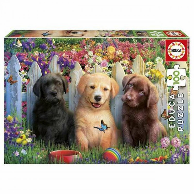 Educa - Puzzle 100 pièces - Puppies