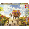 Educa - Puzzle 1000 pièces - Chariot de fleurs