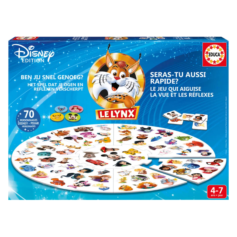 Educa - Jeu de société - Lynx disney 70 images