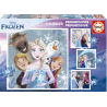 Educa - Puzzle progressif La Reine des Neiges - 12-16-20-25 pièces