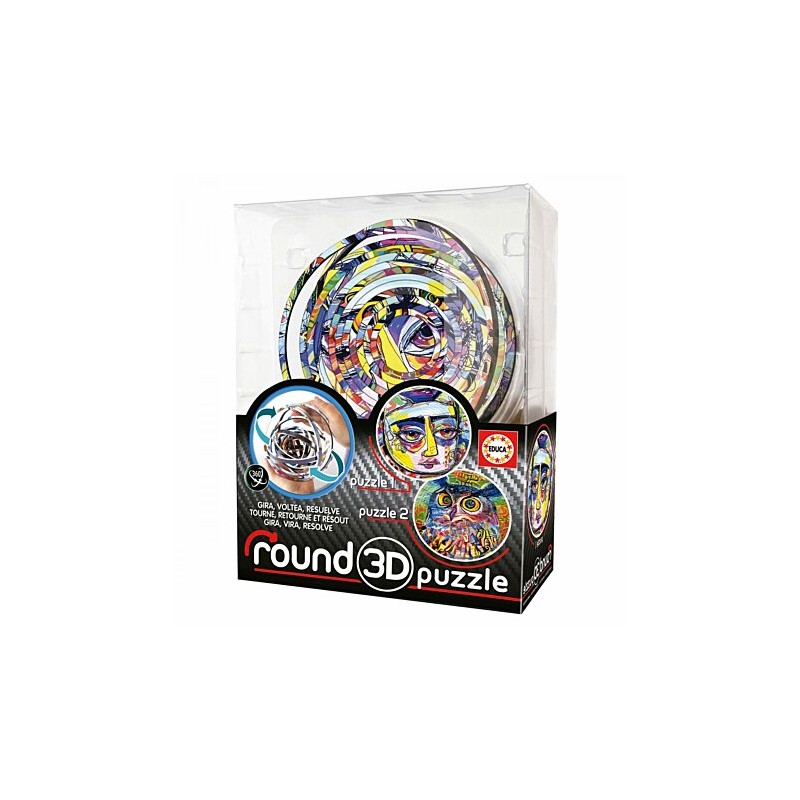 Educa - Puzzle 3D Rond - Abstract