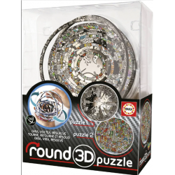 Educa - Puzzle 3D rond -...