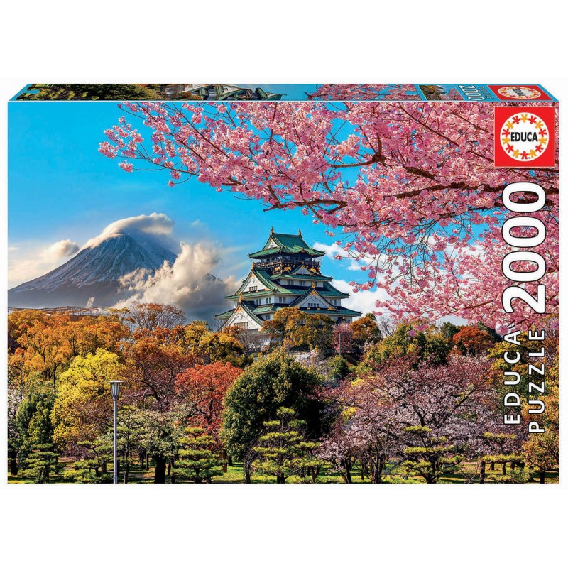 Educa - Puzzle 2000 pièces - Château d'Osaka, Japon