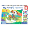 Educa - Mes premiers puzzles progressifs 5-6-7-8 pièces - Véhicules