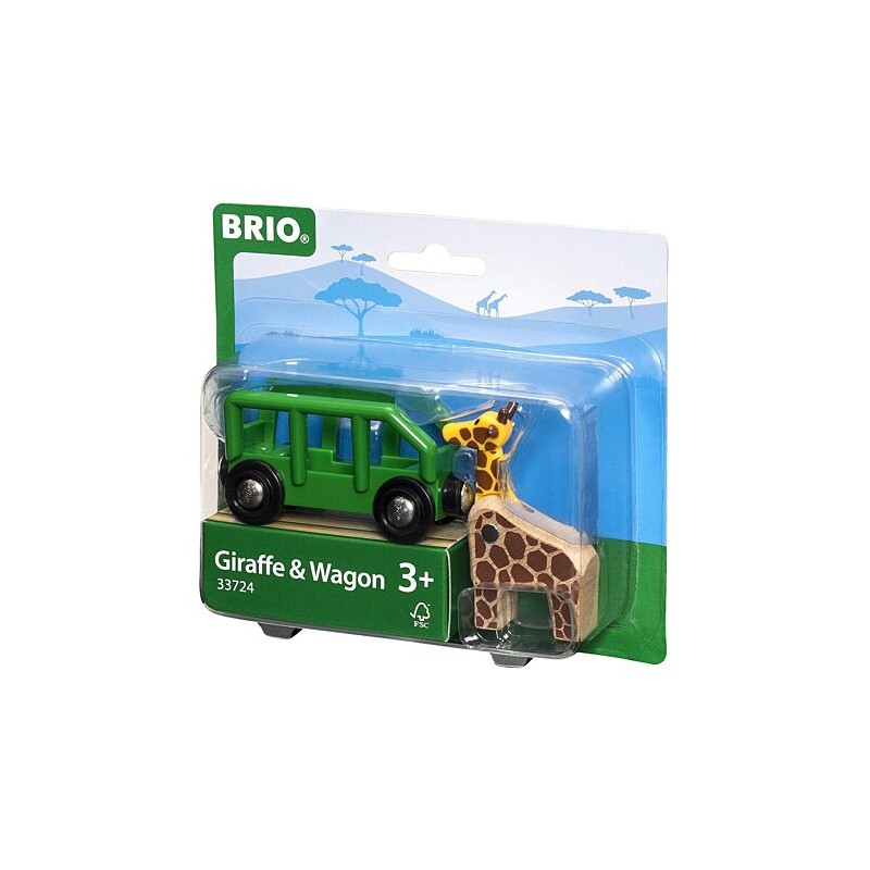 Brio - Jeu en bois - Wagon Girafe