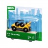 Brio - Jeu en bois - Wagon Transport de Voiture Avec Rampe