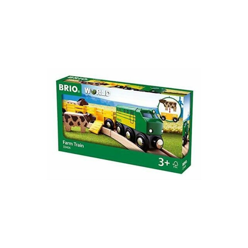 Brio - Jeu en bois - Train des Animaux de la Ferme