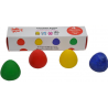 OZ - Loisirs créatifs - Boîte de 4 crayons-?ufs cire assortis