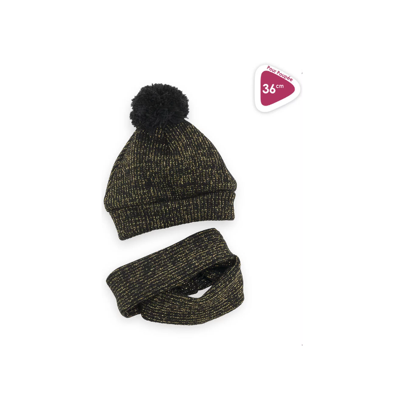 Corolle - Vêtement pour poupée - Bonnet et snood couture pour poupée 36 cm