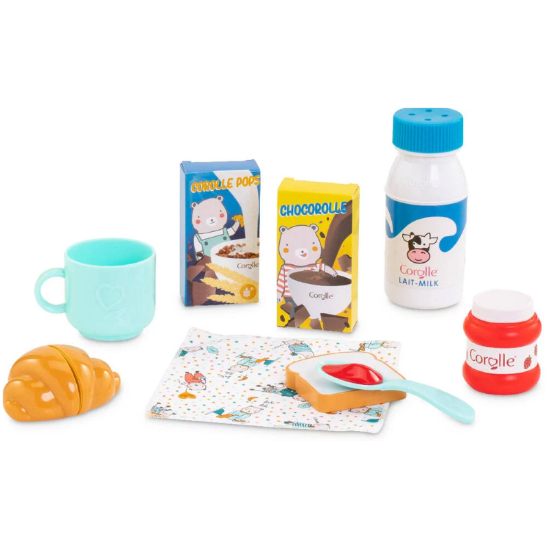 Corolle - Accessoire - Coffret petit déjeuner pour poupon 36 à 42 cm