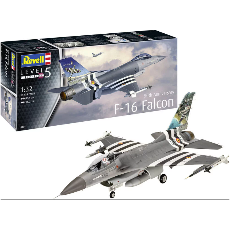 Revell - 03802 - Maquette d'avion - F-16 Falcon 50e anniversaire