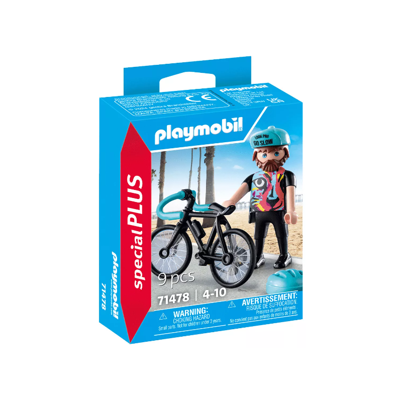 Playmobil - 71478 - Spécial Plus - Paul le cycliste