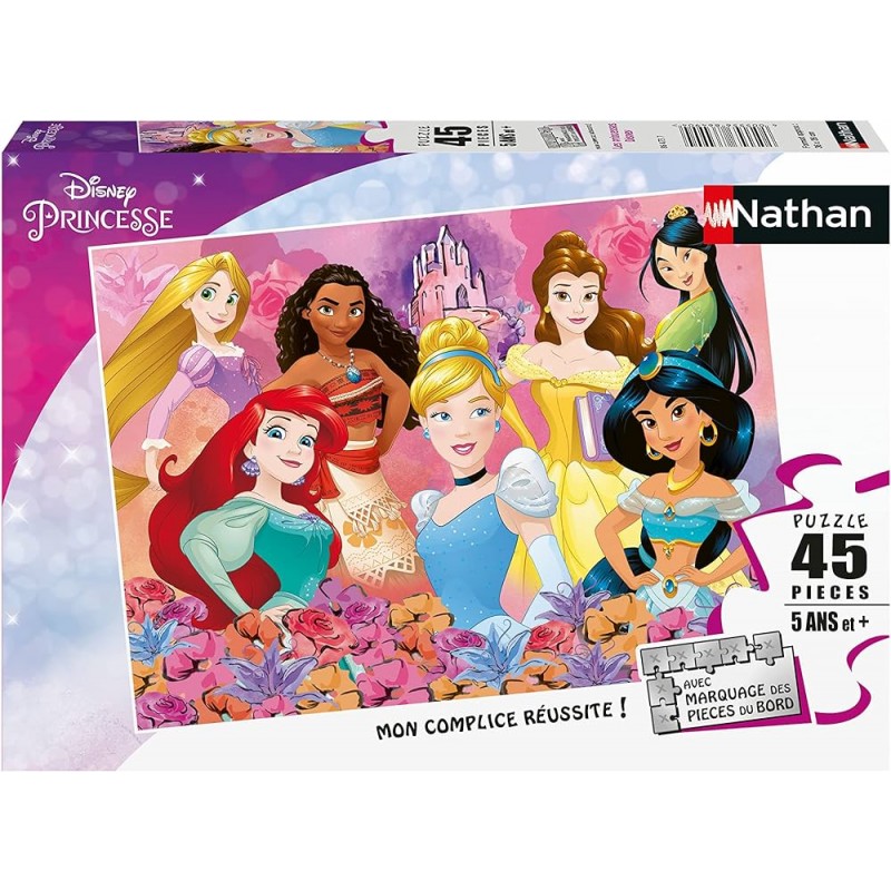 Nathan - Puzzle 45 pièces - Les princesses Disney