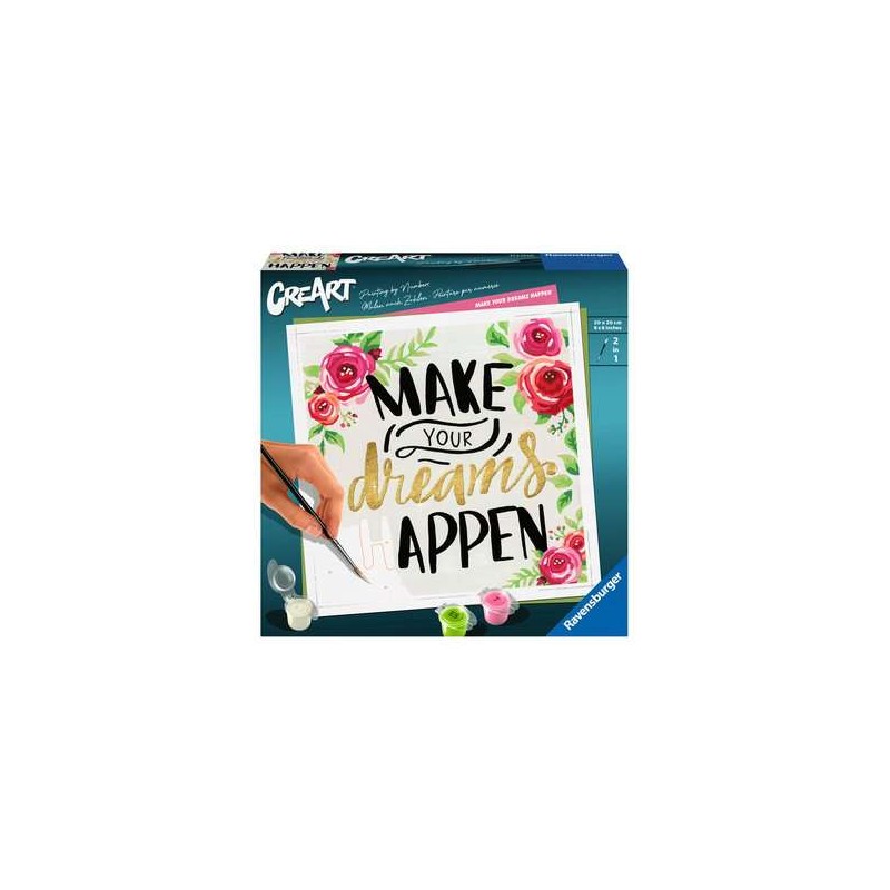 Ravensburger - CreArt - 20x20cm - Make your dreams happen