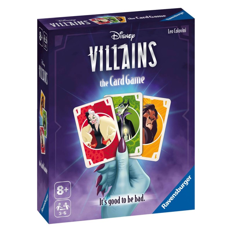 Ravensburger - Jeu de société - Disney Villains - Le jeu de cartes