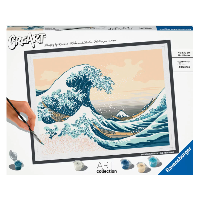 Ravensburger - CreArt - 30x40cm - La Grande Vague - Art Collection