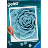 Ravensburger - CreArt - 24x30cm - Fleur bleue - Botanical Blue