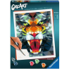 Ravensburger - CreArt - 24x30cm - Polygon Tiger