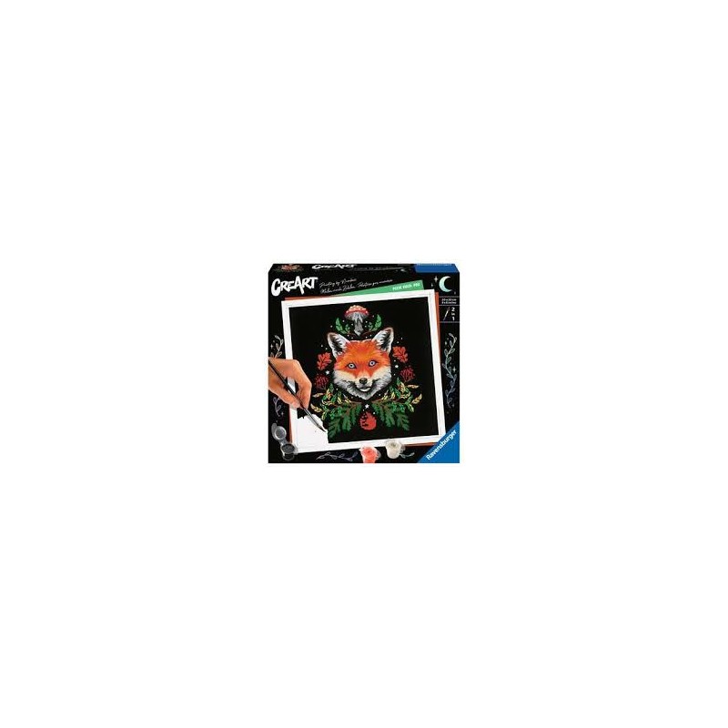 Ravensburger - CreArt - 20x20cm - Fox - Renard - Pixie Cold Edition