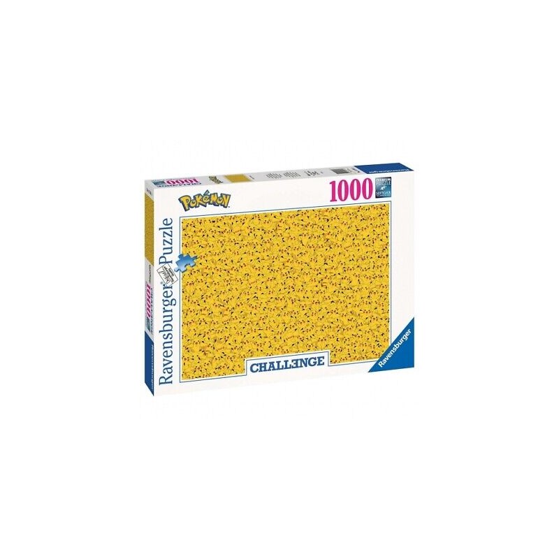 Ravensburger - Puzzle 1000 pièces - Pikachu - Pokémon (Challenge Puzzle)