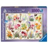 Ravensburger - Puzzle 1000 pièces - Affiches de fleurs du jardin