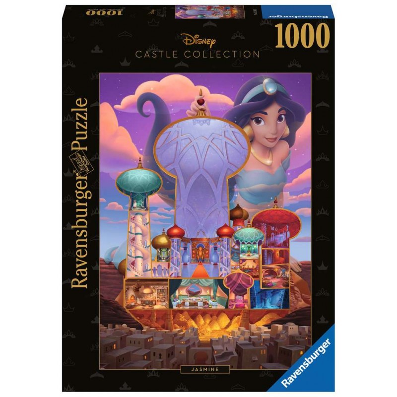 Ravensburger - Puzzle 1000 pièces - Jasmine (Collection Château Disney Princ.)